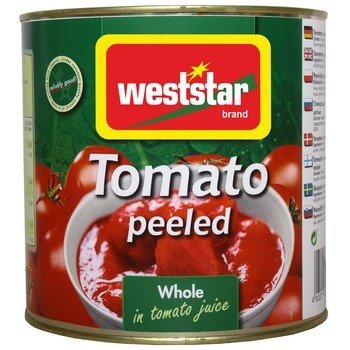Pomidory całe bez skórki, 2,5 kg WESTSTAR