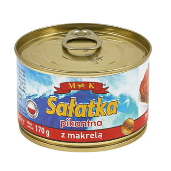 MK Sałatka z makrelą pikantna 170g
