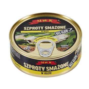 MK Smażone szproty w oleju 240 g