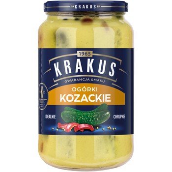 Krakus Ogórki Konserwowe Kozackie 870 g