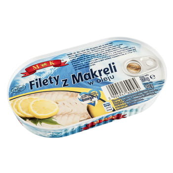 MK MK Filety z makreli w oleju 170 g SPAR-5904947609584