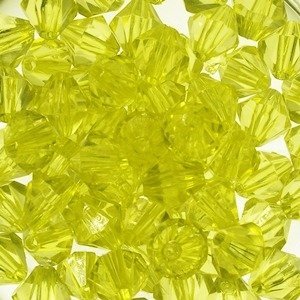 Kryształki Diamentowe Cytrynowe 8mm 40szt