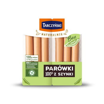 Naturalne parówki 100 % z szynki 200 g Tarczyński