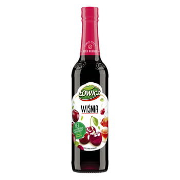 Łowicz Syrop o smaku wiśniowym 400 ml