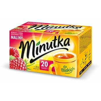 Minutka Herbata Malinowa 20 torebek SMIN.2100