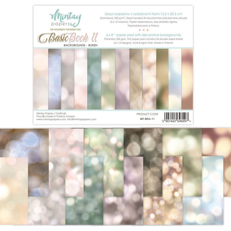 Zeszyt teł Mintay Papers - BASIC BOOK 11 - BOKEH 15X20
