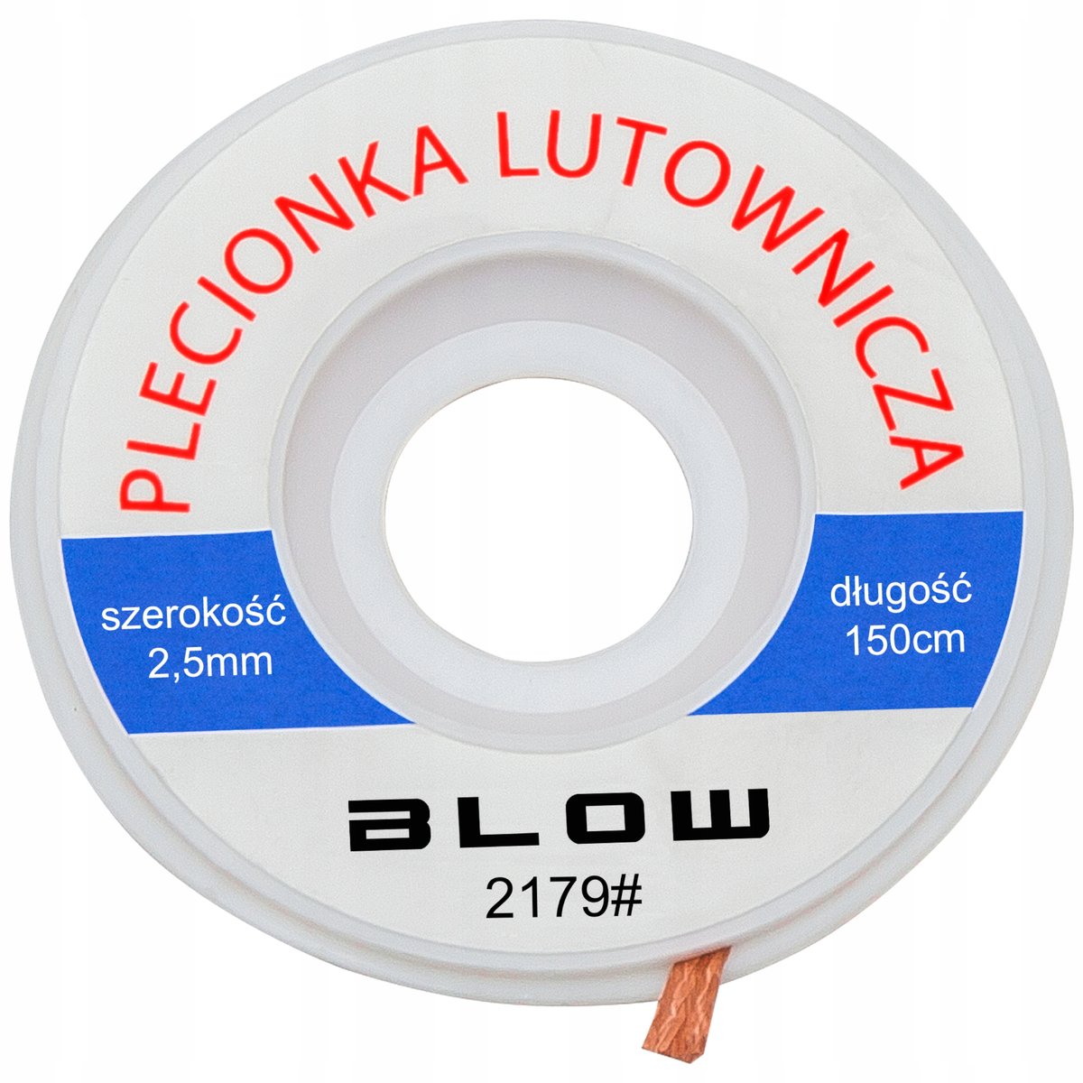 Plecionka Do Odsysania Cyny Blow Taśma 2,5Mm 1,5M