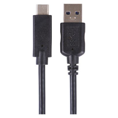 Przewód Usb 3.1 wtyk A wtyk C 1m czarny