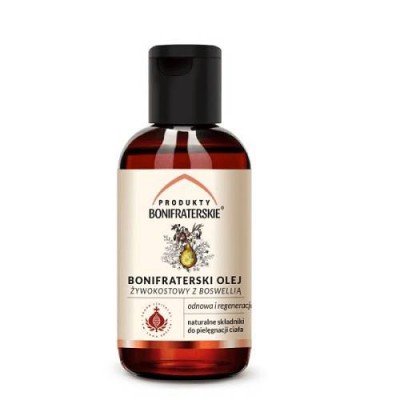 Boni Fratres Pharmaceutical Produkty Bonifraterskie bonifraterski olej żywokostowy z boswellią 100 ml 7073880