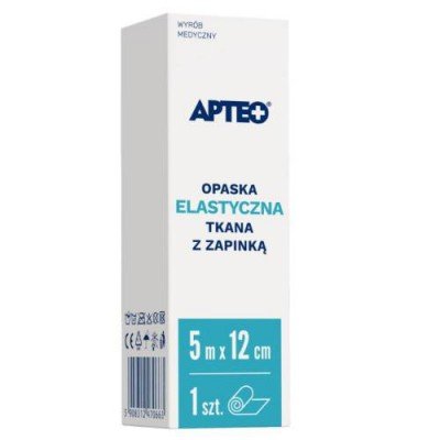 3M APTEO CARE Opaska elastyczna tkana z zapinką 12 cm x 5 m 1 szt