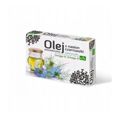 GAL Olej z nasion czarnuszki zimnotłoczony x 60 kaps Gal