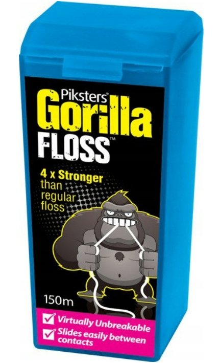 Piksters PIKSTERS GORILLA Dental Floss 200m - nitka do zębów super mocna - DUŻA ROLKA