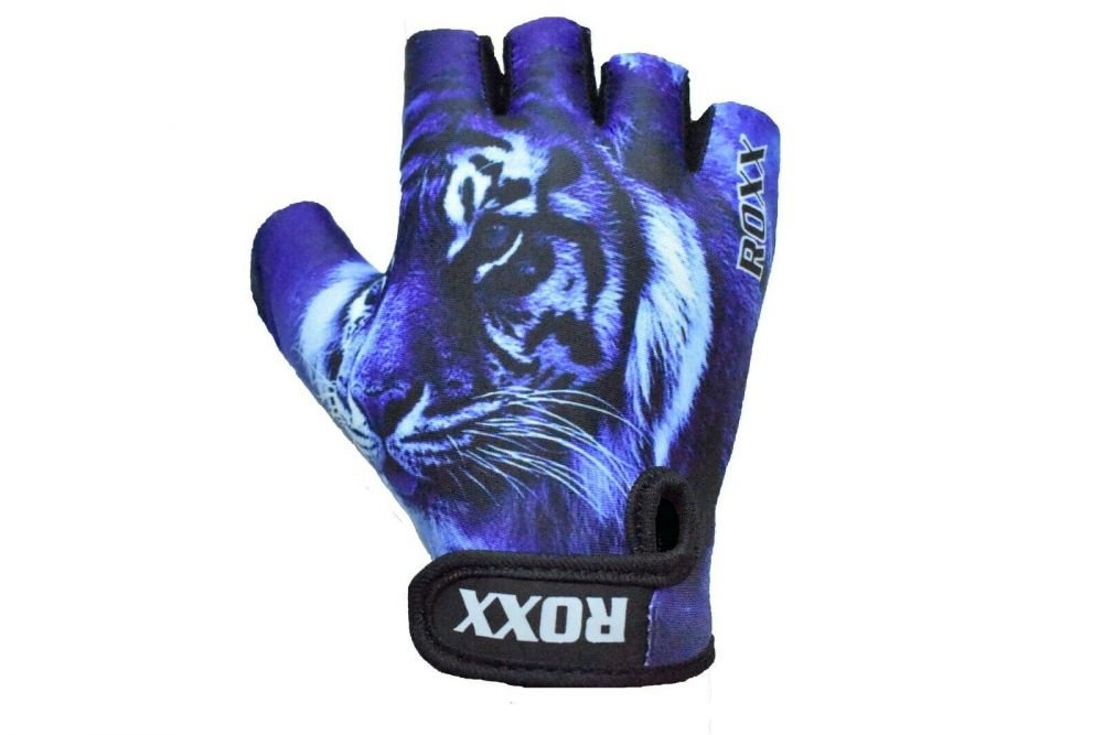 Dziecięce rękawiczki rowerowe Roxx Kids Cycling Gloves Gel Padded | BLUE TIGER XS