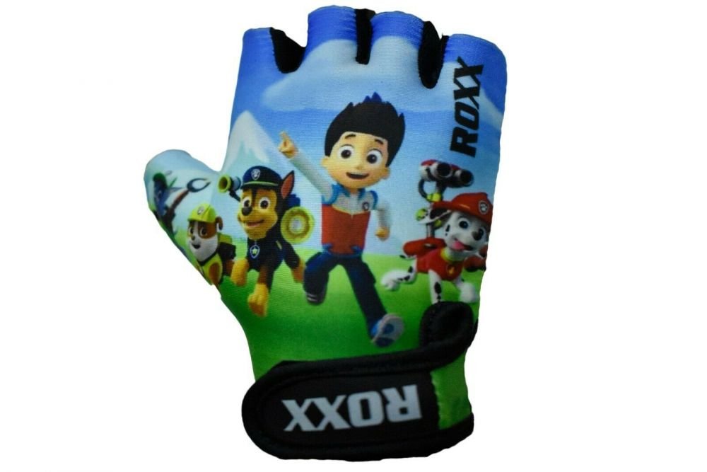 Dziecięce rękawiczki rowerowe Roxx Kids Cycling Gloves Gel Padded | Paw Patrol XXS