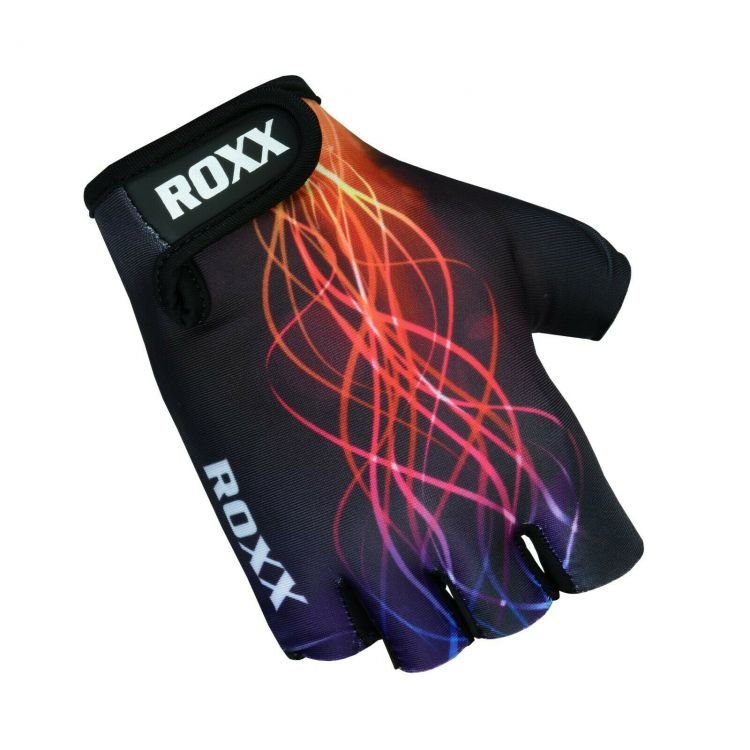 Rękawiczki rowerowe Roxx Cycling Gloves Gel Padded | CZARNO-WIELOKOLOR XL