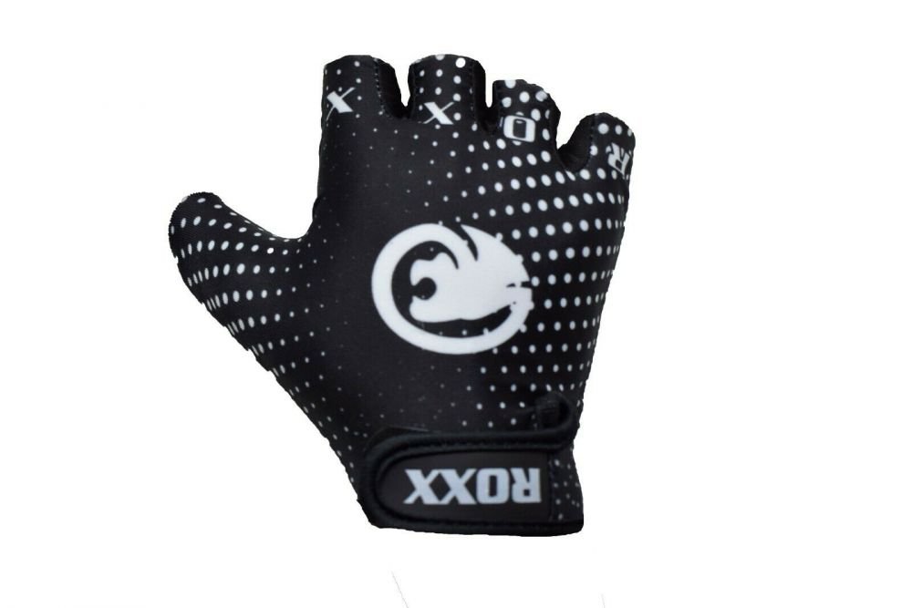top Dziecięce rękawiczki rowerowe Roxx Kids Cycling Gloves Gel Padded | WHITE DOTS XXS
