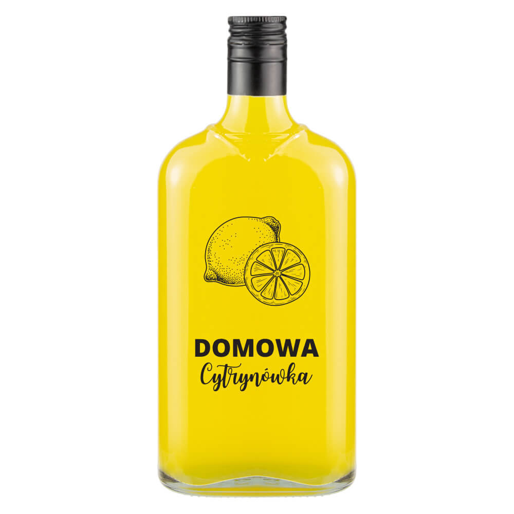 Butelka na cytrynówkę z nadrukiem - Klasyk 500ml