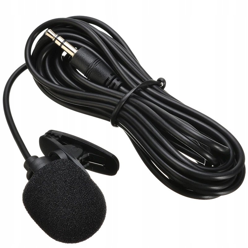 Mikrofon z klipsem do radia samochodowego JACK 3,5