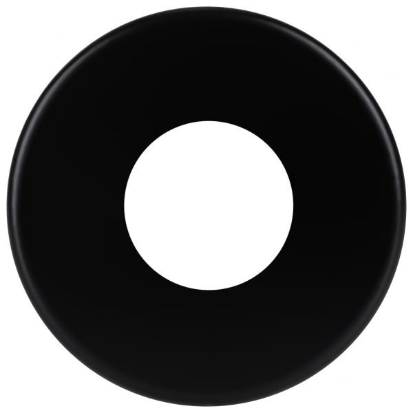 Rozeta maskująca pojedyncza fi 16 mm czarna