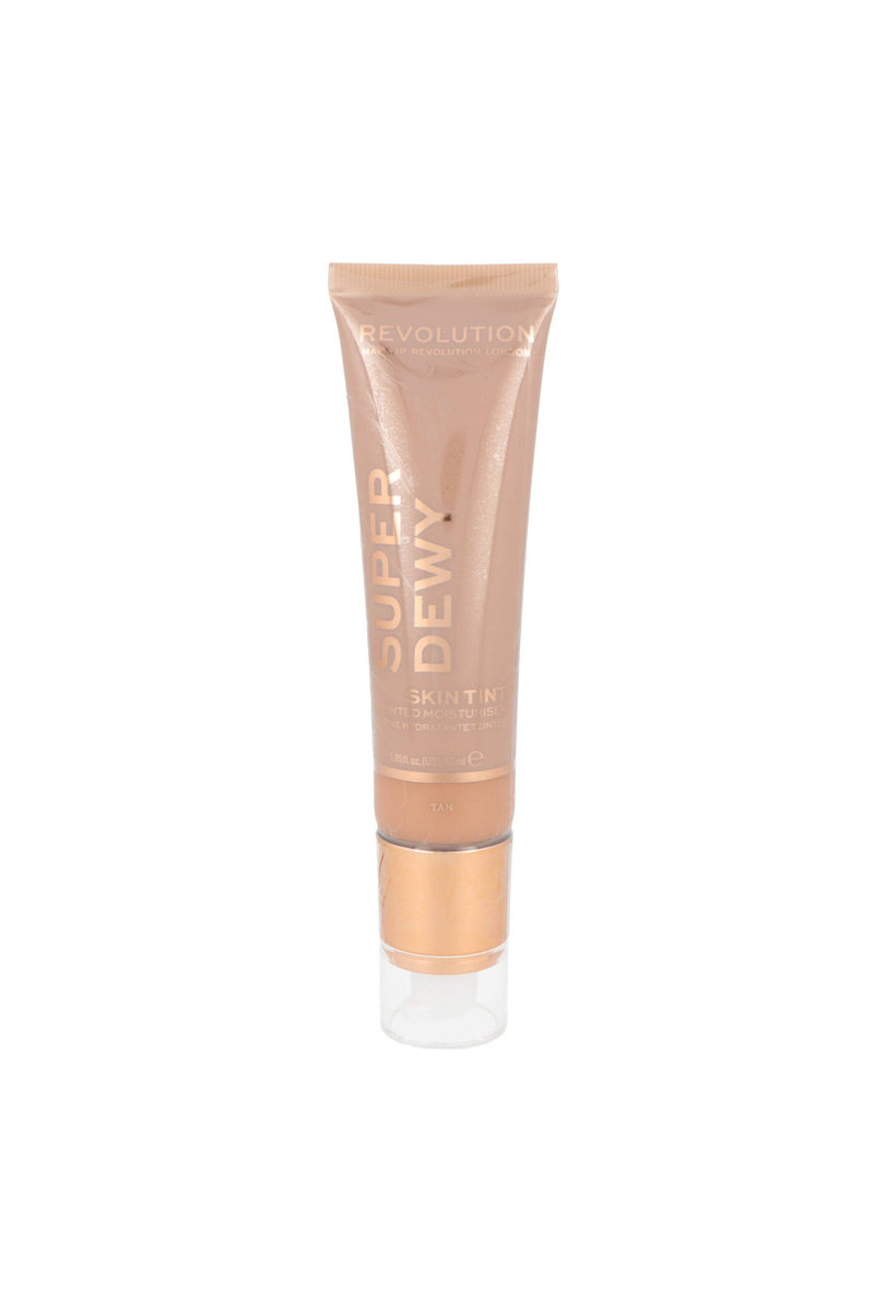 Makeup Revolution Superdewy nawilżający krem tonujący do twarzy odcień Tan 55 ml