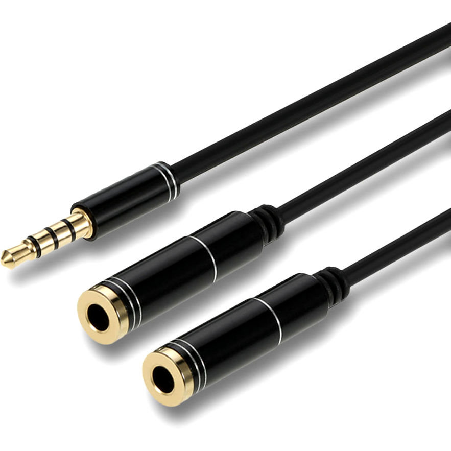 Mozos Tsx-1005 Rozdzielacz Audio Minijack 4 Pin Na 2 Pary Słuchawek