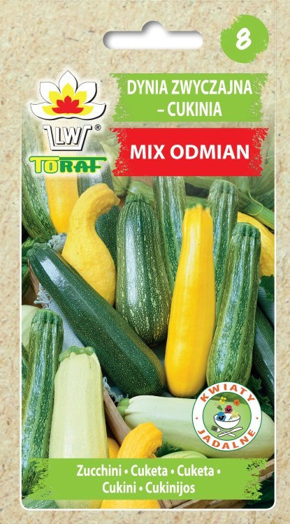 Cukinia MIX odmian NEW Cucurbita pepo L.