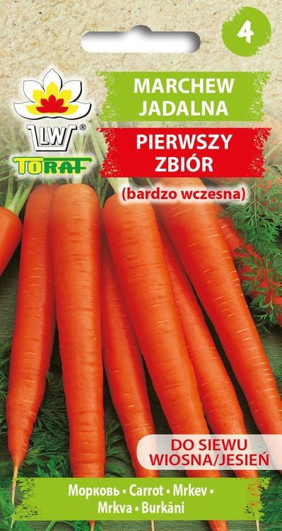 Toraf Marchew Pierwszy zbiór nasiona warzyw 5g 00148