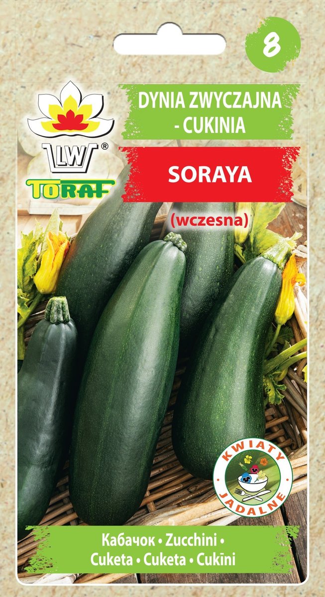 Cukinia SORAYA                              
Cucurbita pepo L.