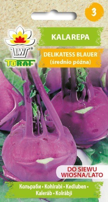 Toraf Kalarepa Delikates blauer nasiona warzyw 2g 00118