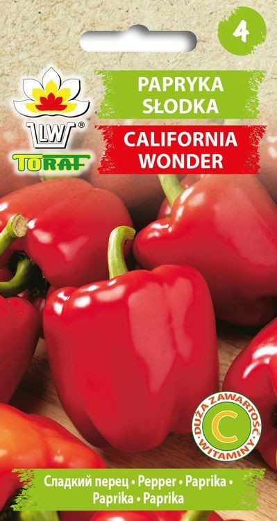 Toraf Papryka słodka CALIFORNIA WONDER Nas000506