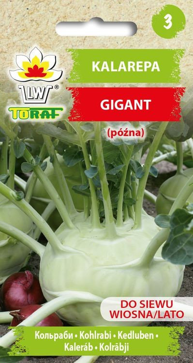 Toraf Kalarepa Gigant nasiona warzyw 2g 00119