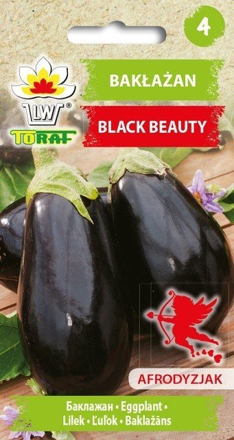 Toraf Bakłażan Black Beauty nasiona warzyw 1g 00052