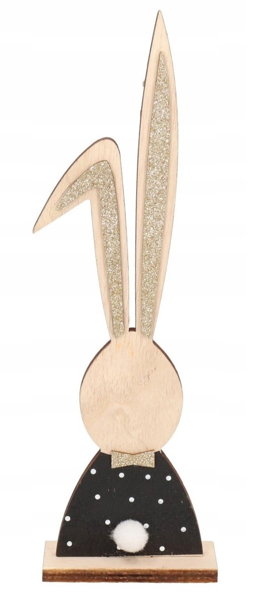 Zając Zajączek Wielkanocny Drewniany Figurka 26cm
