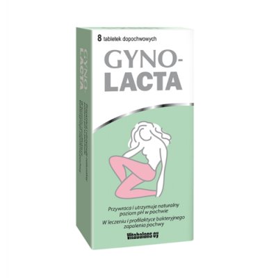 Gynolacta 8  tabletek dopochwowych , VITABALANS 9083708