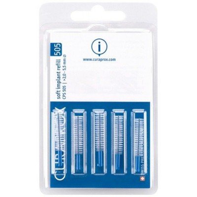 Curaprox Curaprox szczoteczki międzyzębowe CPS 505 soft implant 5 szt.