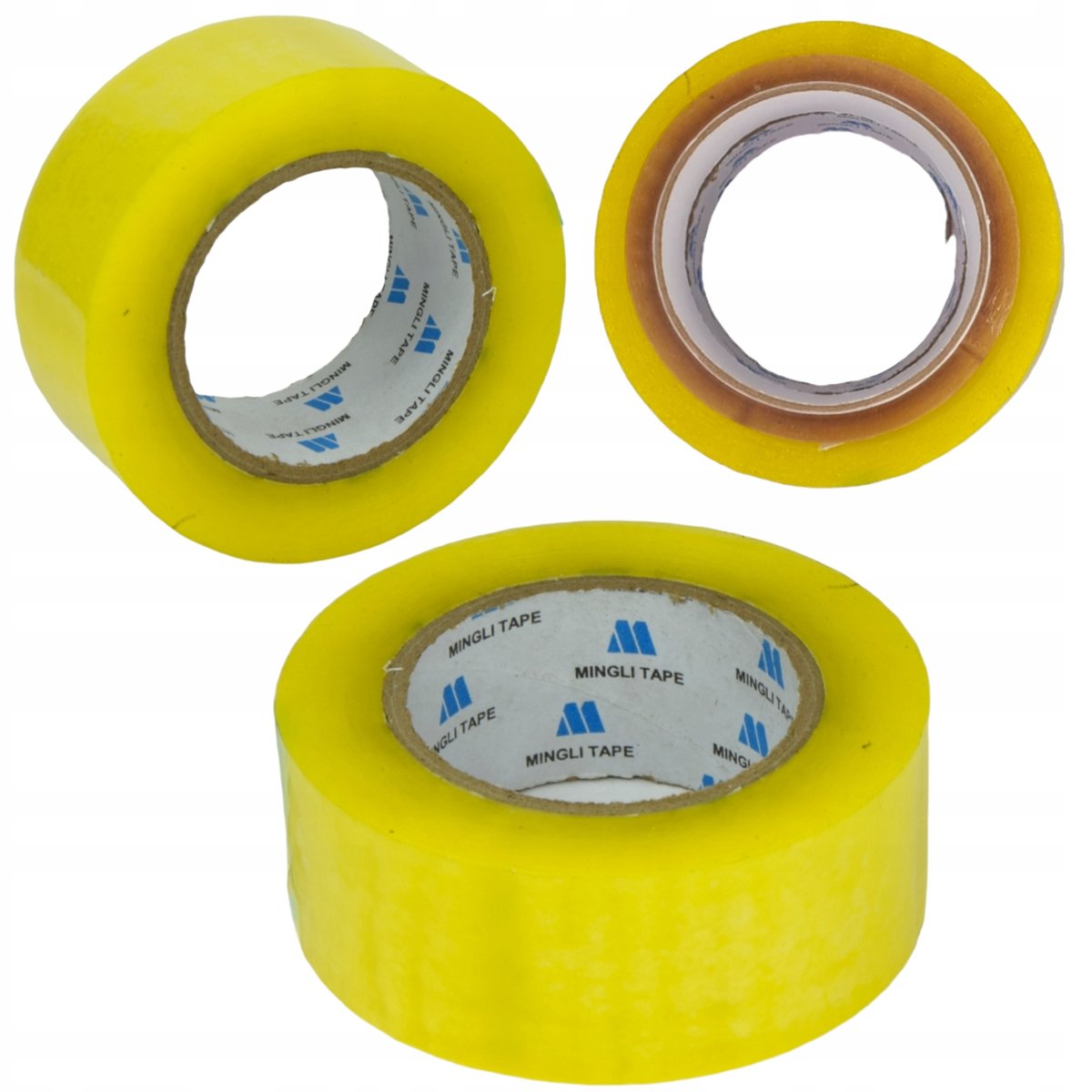 Taśma pakowa super mocna przezroczysta szeroka 52mm 180metrów długa mocny klej