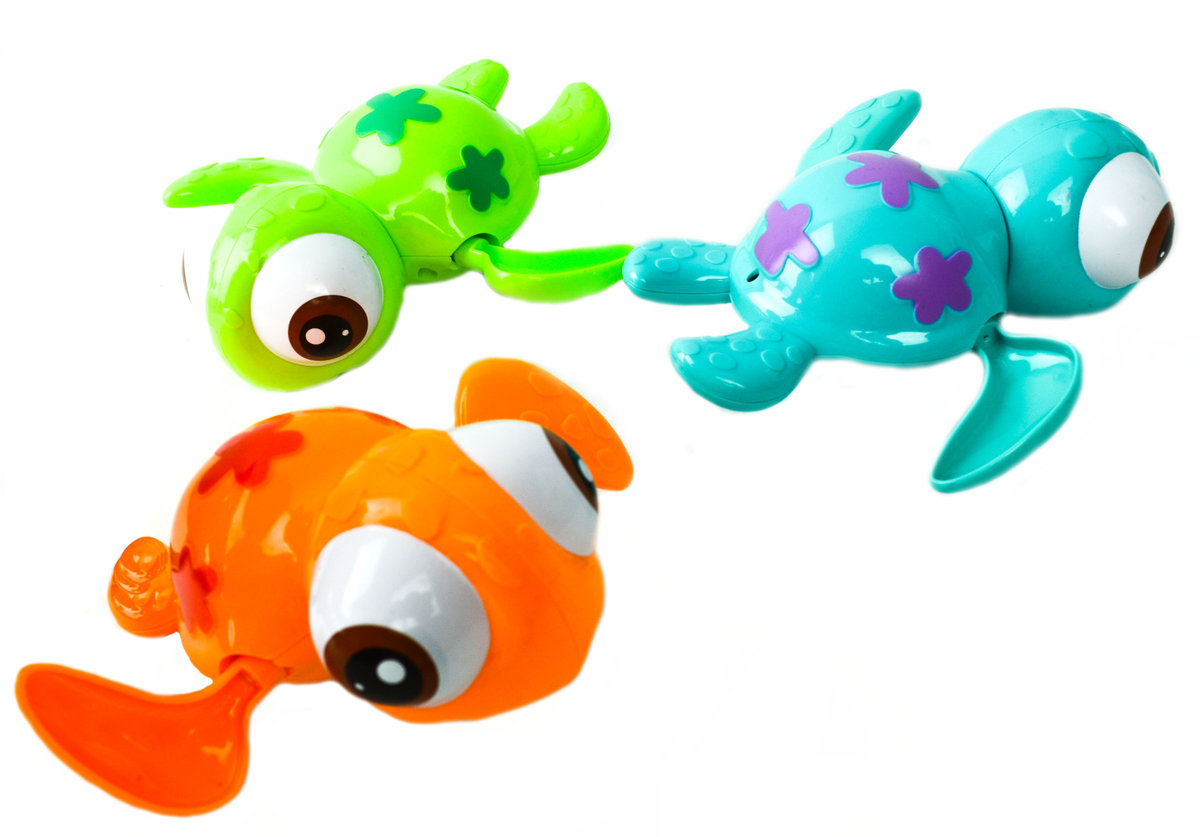 Lt244 Pływający Nakręcany Żółw Do Wanny Kąpieli