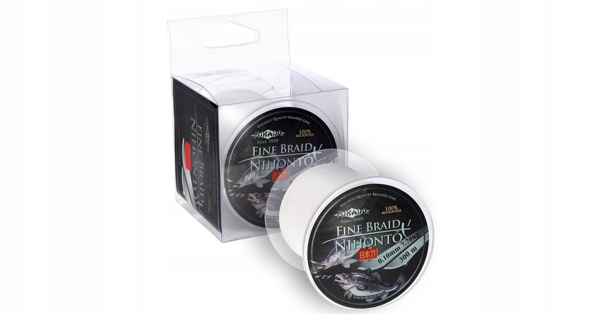 Plecionka Nihonto Fine Braid 0.40mm/34.9Kg/300M