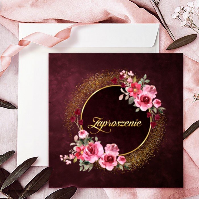 Zaproszenia Ślubne, na sam Ślub. Zestaw 5 szt. 63243