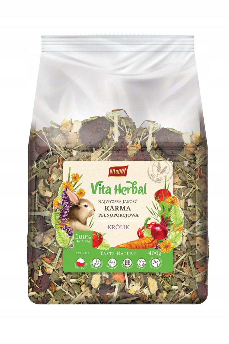 Vita Herbal KARMA NATURALNA dla KRÓLIKA 400g