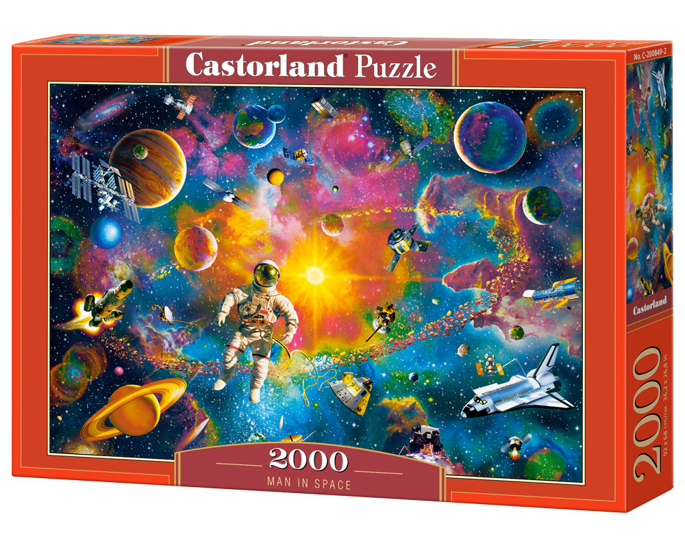Puzzle 2000 Man in Space CASTOR - Castorland
