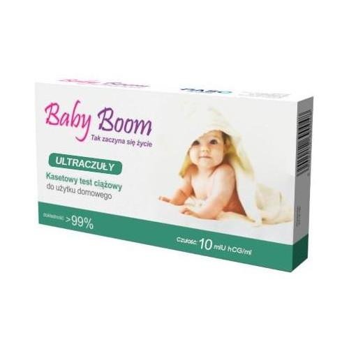 PASO-TRADING SP. Z O.O. Baby Boom test ciążowy kasetowy ultraczuły 1 sztuka 9103085