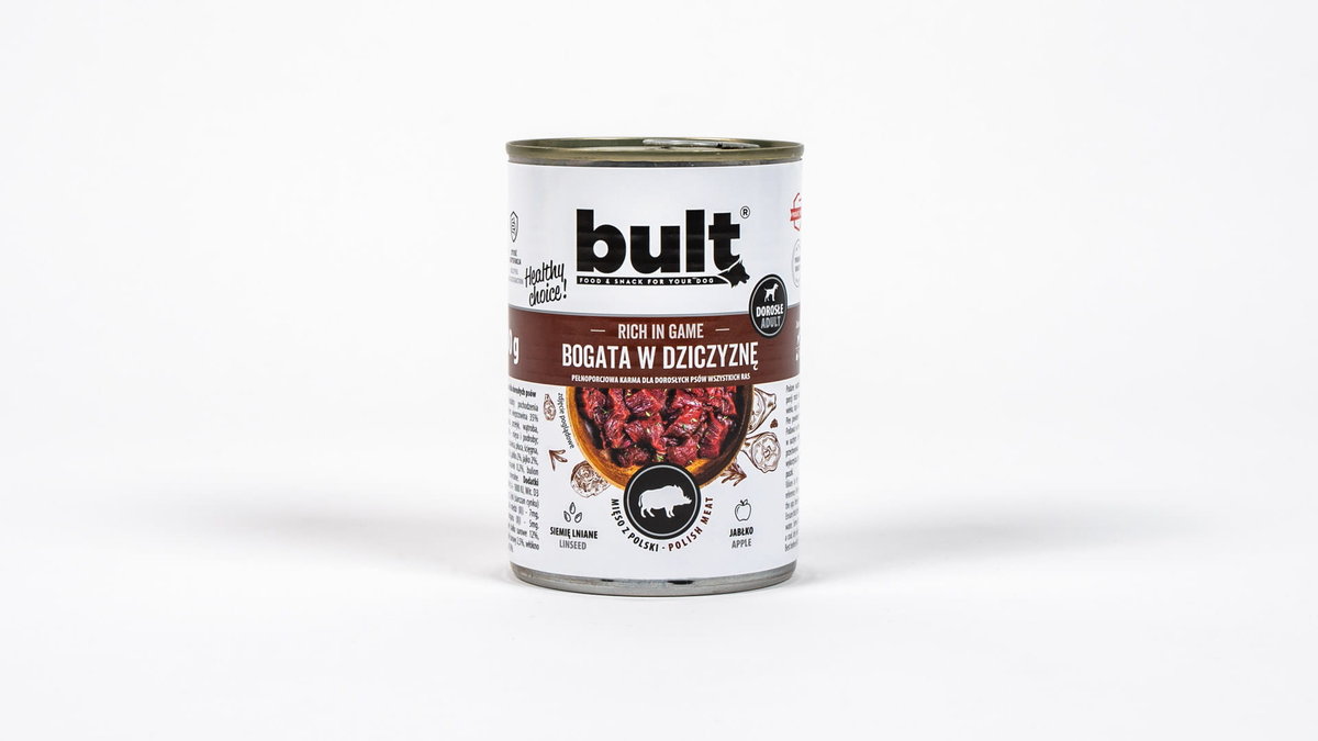 BULT KARMA MOKRA BOGATA W DZICZYZNĘ - 800G x 6