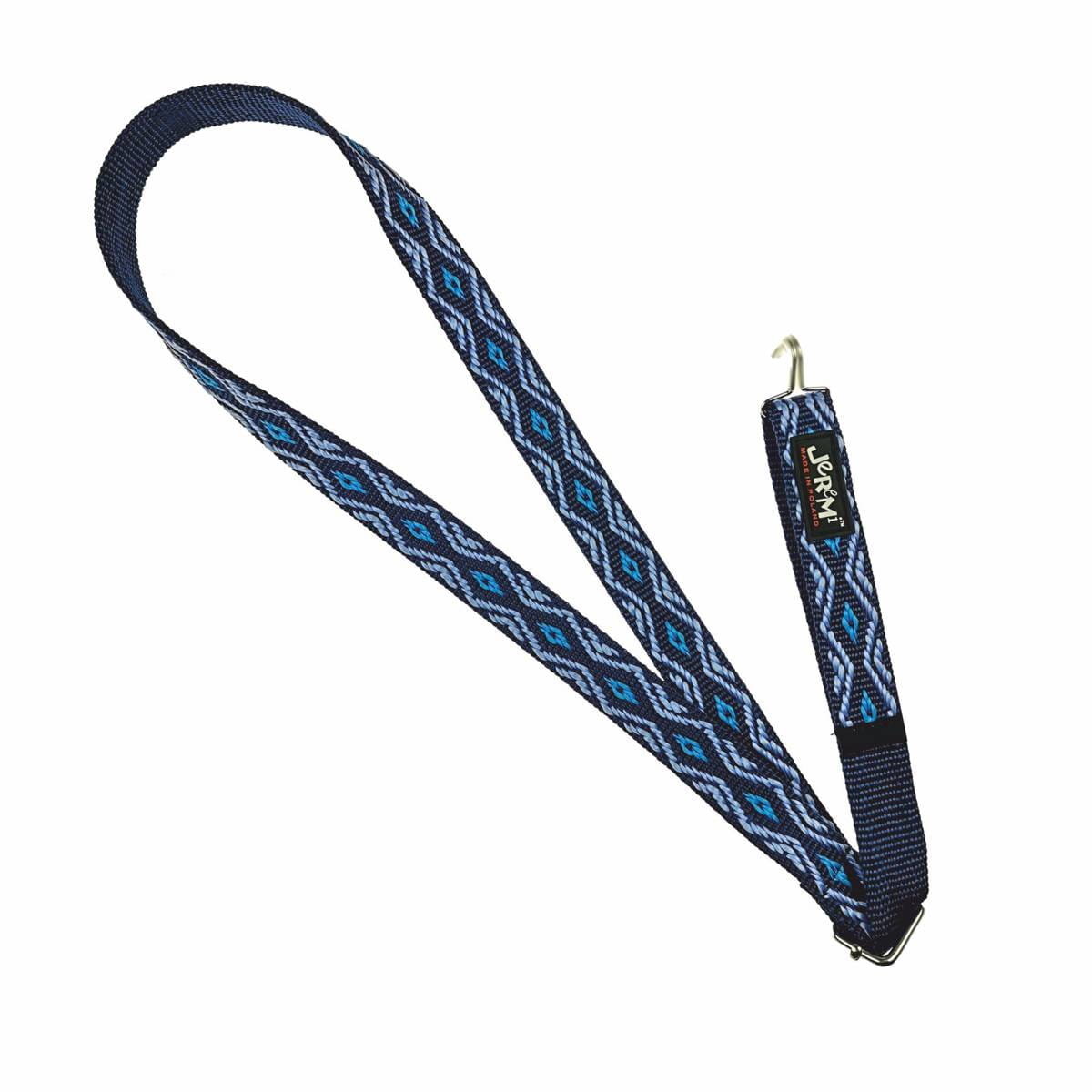 Pasek do ukulele Jeremi PU438 JNBJN niebieski wzorki