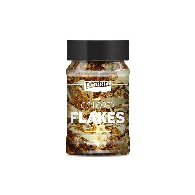 Płatki do złoceń Pentart 100ml BAROKOWE ZŁOTO
