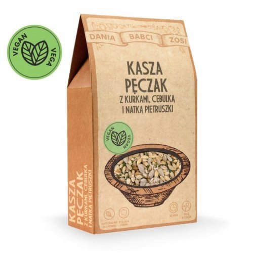 Sys Dania Babci Zosi Kasza pęczak z kurkami cebulką i natką pietruszki Dania Babci Zosi 26799-uniw