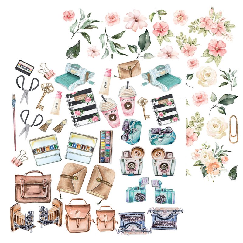 Elementy do wycinania ZoJu Design - VINTAGE CRAFT 08 30x30