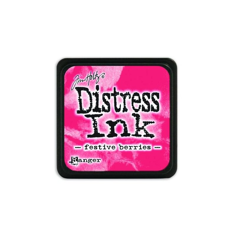 Poduszka z tuszem Ranger - Distress Mini Ink Pad - FESTIVE BERRIES