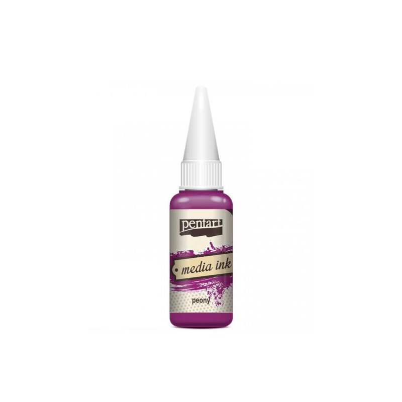 Tusz alkoholowy Pentart Media Ink - PEONY / PEONIA 20ml