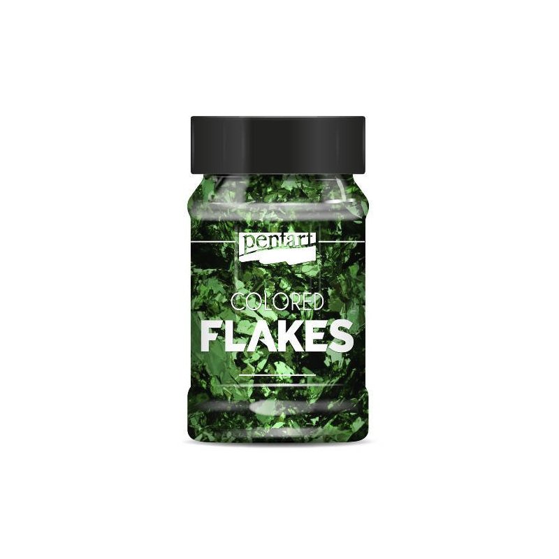 Płatki do złoceń Pentart 100ml ZIELONE